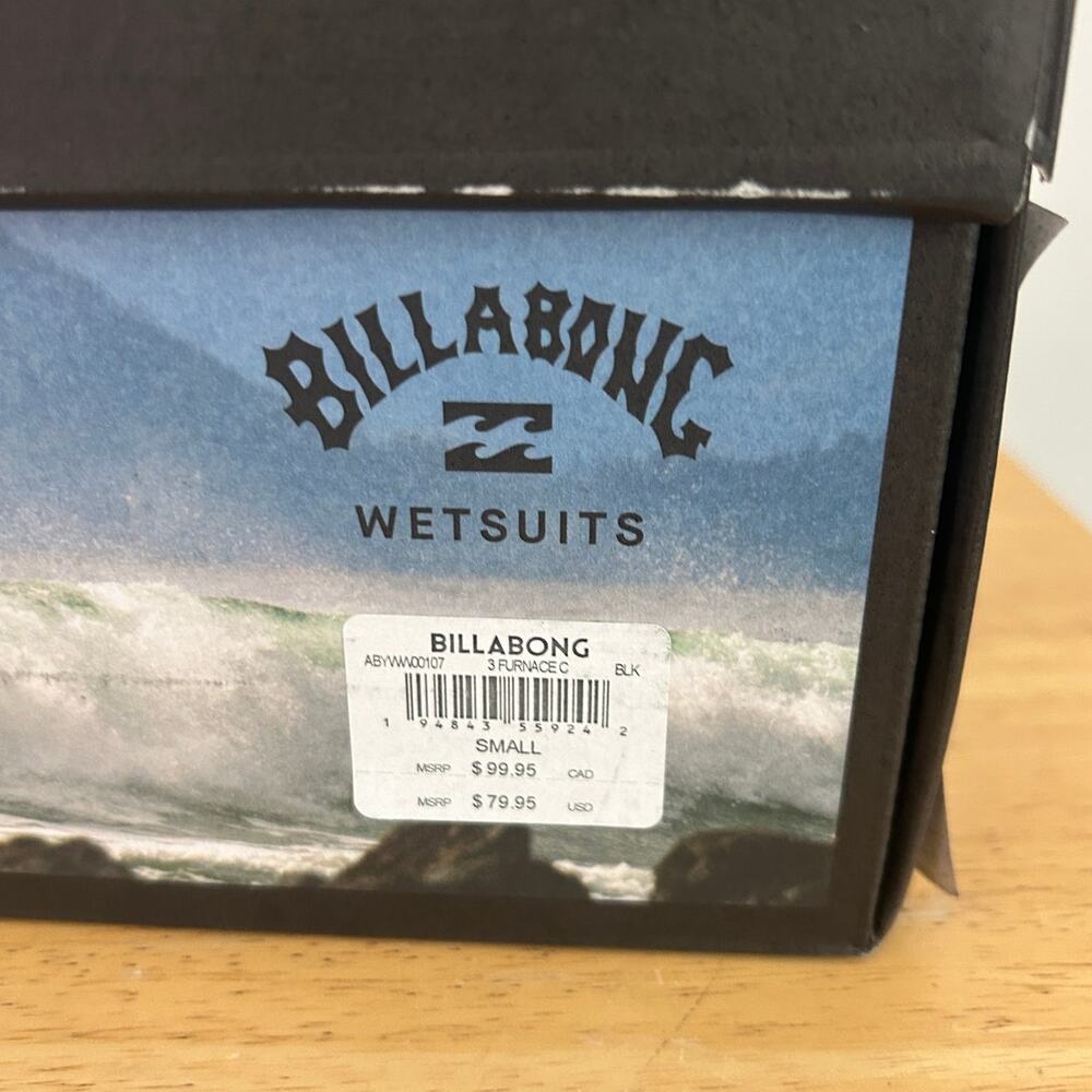 Billabong Furnace Comp Split Toe Surf Boot 3mm – Size S Graphene Recycler NEW - Picture 2 of 7